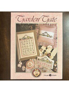 Garden Gate Cross-Stitch Pattern Book By Mill Hill